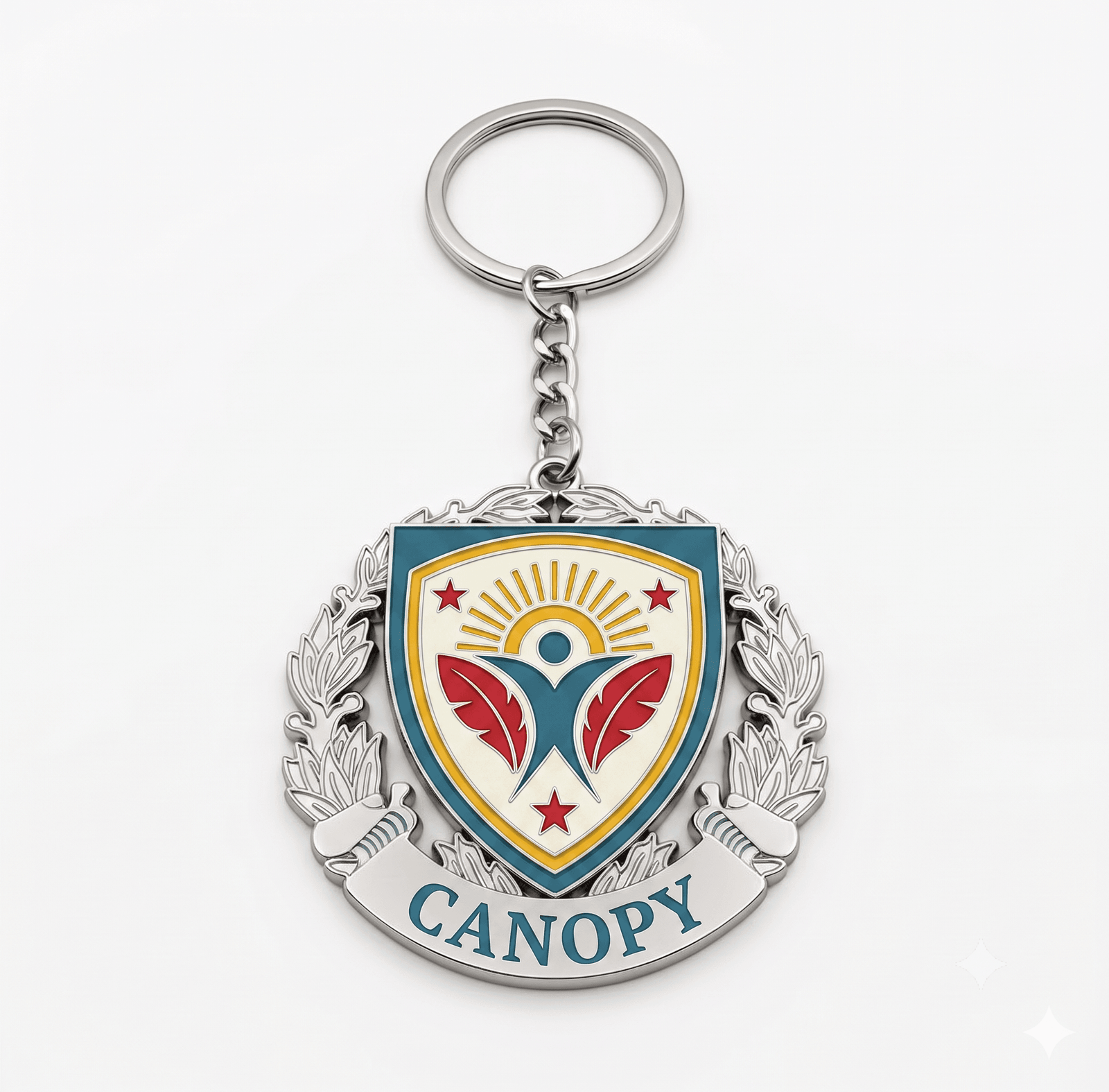 CC CREST KEYCHAIN